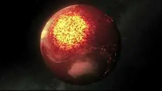 Simulacion de impacto de un gran asteroide