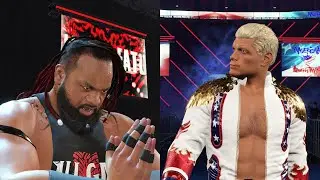 Can Jacob Fatu End the Nightmare? Cody Rhodes vs Jacob Fatu - WWE 2K25 Gameplay