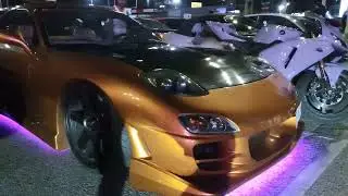 KDD CarMeet  Madrid! RX7 Hardcut + Porsche GT4 & Nissan 350Z V6 #kdd #fyp #madrid #carmeet