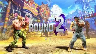 Street Fighter 6 Ryu vs Guile - Mid level play
