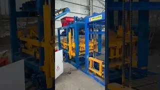 QT4-22 automatic concrete block making machine QT4-25 cement brick machine # #blockmachine