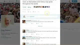 Pope tweets 