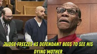 Judge FREEZES as Defendant Begs to See His Dying Mother