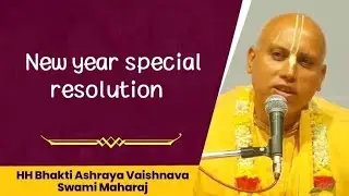 New Year Special Resolution | नए वर्ष में विशेष व्रत क्या लें | by HH BAV Swami Maharaj | SB 1.2.18