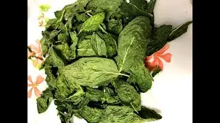 Dry mint or any herb in TWO minutes only