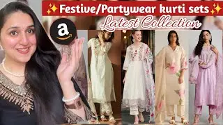 Partywear kurti sets from Amazon🛍✨️ | Amazon Suits set | Amazon finds  #amazon
