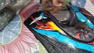 axor apex venomous helmet black blue edition unboxing | AJ220 | #axorhelmets #axorhelmet #axor #apex