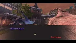 Gore magala vs rathalos(Mhr Full fight) Turf war