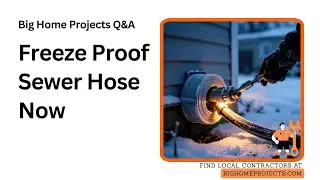 Heated Sewer Hose Tiny House Septic Winterproofing