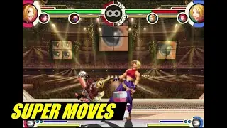 Malin's Super Special Moves in The King of Fighters XI