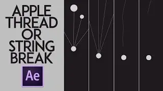 Apple Ad Thread/String Break Effect Tutorial || After Effects Motion Graphic Tutorial