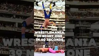 WrestleMania 39 Night One in 60 seconds #wwe #wrestling #shorts
