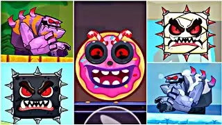 Angry Ball - Colour Ball - Red Ball Gameplay - All Bosses - Boss Fight Ending Game #angryball