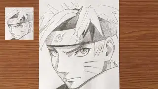 How to Draw Naruto Uzumaki Step by Step | Detailed Anime Drawing Tutorial | Naruto Fanart