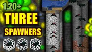 ONE HIT Triple Spawner Cave Spider XP Farm || Minecraft 1.21.11 Tutorial
