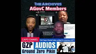 DID CAPO DANIEL TAKE A DEAL TO EXPOSE AGovC/ADF? | AMBAZONIA LIBERATION