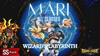 Mari - Wizard's Labyrinth Stage 15 - SS Rank - ALL CLASSES - Grand Chase Classic