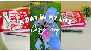 🌸 VLOG// Book review + new reads +evening walks , cozy vlog 