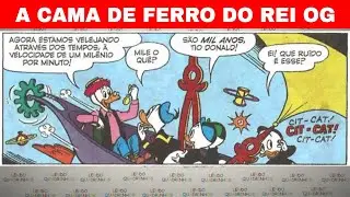 Donald Tio Patinhas e Sobrinhos em A Cama de ferro de OG   História em Quadrinhos Disney
