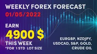 220501 Weekly Forecast of Forex in EURGBP, NZDJPY, USDCAD, S&P, GOLD and CRUDE OIL
