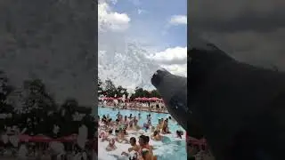 Tun cu spuma la Magic Place Aqua Park Crangasi.
