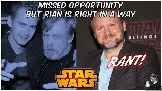 Rian Johnson explains why Anakin's force ghost didn't appear in The Last Jedi! HUGE RANT!