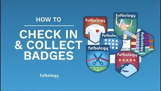 How to CHECK IN and collect BADGES in the FUTBOLOGY app