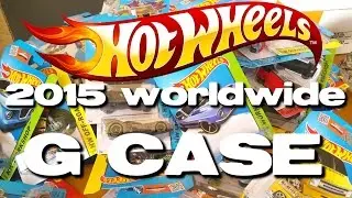 2015 Hot Wheels G CASE - WORLDWIDE unboxing video... WHERE'S THE TREASURE HUNT?