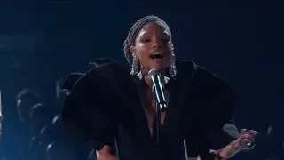 halle bailey serving ariel vocals