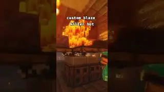 Automatically kill blaze #bot #farm #spawner #minecraft