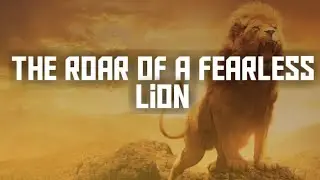 Lion's roar with loud thunder