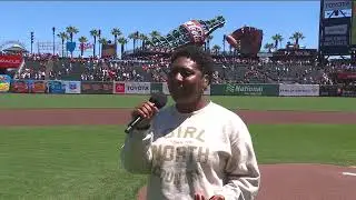 Girl From The North Country's Rayla Garske | National Anthem for the San Francisco Giants