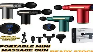 Portable Mini Muscle Massage Gun Compact and Silent Muscle Relaxation Vibration Massage Fi