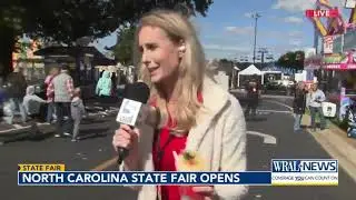 NC State Fair opens! WRAL's Keely Arthur one of the first visitors