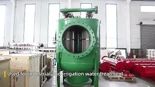 AIGER Self-Cleaning Vertical Motor Brush Filter &mdash; End Clogging, Boost Efficiency!