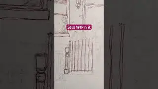 Inking wrought iron gate