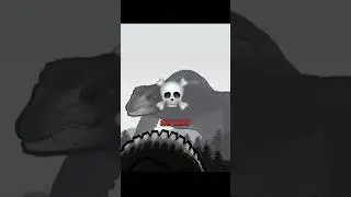 t-rex vs Skull crawler @SealAnimations #jurassicworld #jurassicpark #skullface #shorts #ytshorts