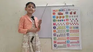 Math counting from 1 to 20 with math counting chart 