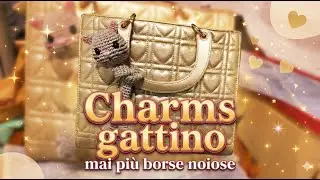 MAI PI&Ugrave; BORSE NOIOSE! 🐱✨ Tutorial Charm Gattino all'Uncinetto (Facilissimo!)