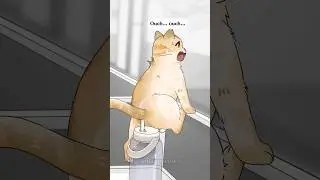 First Day at Work and the Shock Called&hellip; A Mischievous Cat! #cat #animals #animation