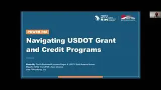 PNWER RIA Webinar: Navigating USDOT Grant & Credit Programs