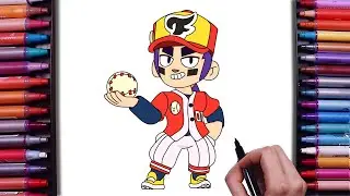 How to Draw Red Pitcher Fang From Brawl Stars | How to Draw Brawl Stars