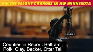 Recent Felony Level Criminal Charges Across Northwest Minnesota