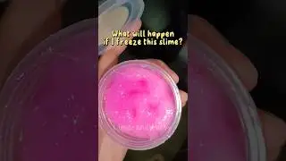 FROZEN SLIME??#slime #slimeasmr #slimevideo #slimemixing #diyslime