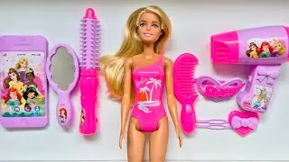 Beautiful Disney Princess Dresses DIY Miniature Ideas For Barbie Wig, Dress, Faceup, & more | DIY