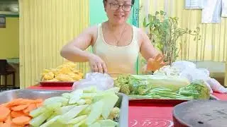 How to slice vegetables for chop suey