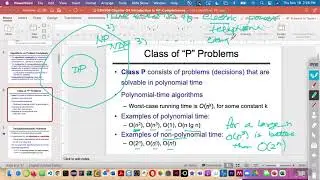 L29 CS4306F21 Introduction to P, NP, and NP Completeness