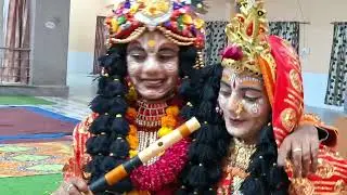 रास  बिहारी सरकार  की लीलाओ  का आनंद  ले राधे  राधे #barasana #krishna #syamaju #ladliju #vrindavan