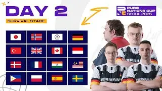 PUBG Nations Cup  - SEOUL 2025 | Day 2 - Survival Stage | Official German Broadcast by BEING ESPORTS