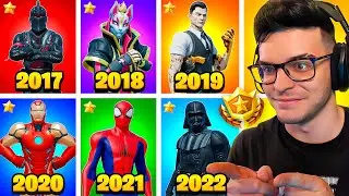EVOLUCI&Oacute;N de los PASES DE BATALLA de Fortnite! (2017-2022)